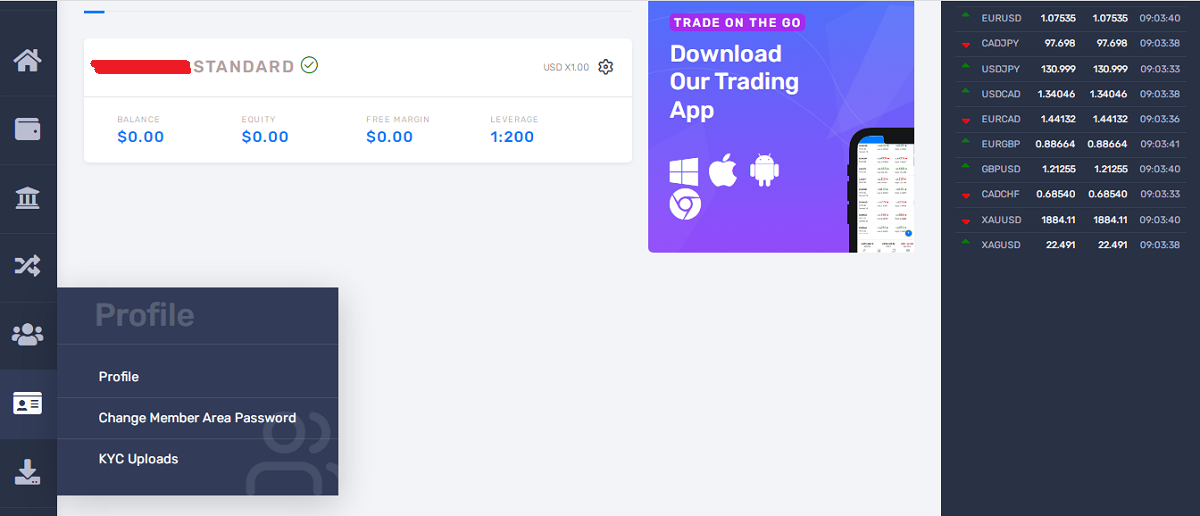 NixForex_личный кабинет