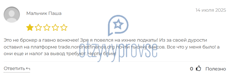 NordNet - отзыв 1