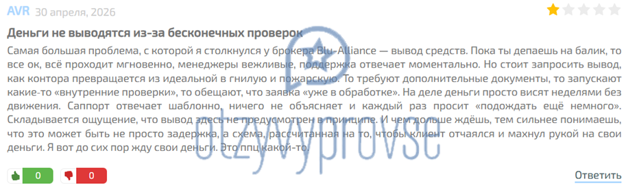 Blu-Alliance - отзыв 3